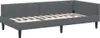vidaXL Rohový rám postele s čelom tmavosivý 90 cm x 200 cm Náhľad obrázku produktu 4