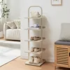 Schuhregal 'Poytya' für 5 Paare Stahl 119 x 34 x 32 cm Produktbild-Vorschau 1