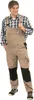 Planam Latzhose Canvas 320 Gr. 50 khaki/schwarz Produktbild-Vorschau 12