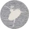 Primaflor Kinderteppich NAVAJO - Ballerina - Rund - 135cm - Produktbild-Vorschau 1