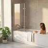 139x119 CM Badewannen Duschabtrennung aus Glas Produktbild-Vorschau 4
