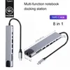 8 in 1 Typ-C Hub zu USB 3.0 USB-C HDMI LAN RJ45 SD TF Produktbild-Vorschau 4