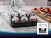 2er Set Eiswürfelform Silikon, Kugel 4,5 cm, schwarz Produktbild-Vorschau 5