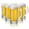 6x Krombacher Glas 0,5l Bier Krug Humpen Seidel Relief Produktbild-Vorschau 1