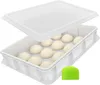 Relaxdays Pizzaballenbox mit Deckel, HxBxT: 13 x 60 x 40 Produktbild-Vorschau 1