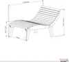 Holzliege Wellenliege Gartenliege Relaxliege "Liege-Franzi" Produktbild-Vorschau 9