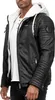 Red Bridge Herren Kunst- Lederjacke Kunstleder Bikerjacke Produktbild-Vorschau 3