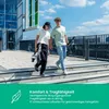 Two people walking up stairs with electric scooters. Produktbild-Vorschau