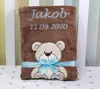 Personalisierte Babydecke 75x100 cm mit Namen & Datum – Produktbild-Vorschau 10