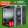 GARDEBRUK® Abri de jardin métal L 2m² fondation Voir les images du produit 2