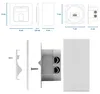 deleyCON CAT6 univerzálna sieťová zásuvka, 1x RJ45 port, Náhľad obrázku produktu 5