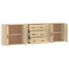 Sideboards 3 Stk. Sonoma-Eiche Holzwerkstoff Produktbild-Vorschau 5