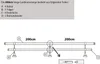 Diagram showing the parts and assembly of a curtain rod. Anteprima dell’immagine prodotto
