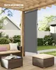 A patio area with furniture and a SONGMICS vertical awning. Produktbild-Vorschau