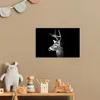 MuchoWow® Poster Tierprofil Hirsche in schwarz und weiß Produktbild-Vorschau 6