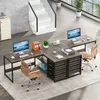 An office space with multiple desks, chairs, and plants. Anteprima dell’immagine prodotto