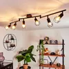 Borio »Borio« 6-flammige Deckenlampe aus Metall/Holz in Produktbild-Vorschau 1
