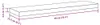 vidaXL Mensole sospese 2 pz. Bianco 90x23,5x3,8 cm MDF Anteprima dell’immagine prodotto 8