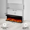 KAMINIO Camino elettrico LEA - Caminetto 3-in-1 con vista Anteprima dell’immagine prodotto 6