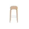 Miliboo - Skandinavischer Barhocker aus Eichenholz H68 cm Produktbild-Vorschau 6
