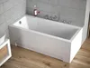 Rechteckige Acrylbadewanne BESCO 120x70 Modern + Siphon Produktbild-Vorschau 5