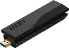 A black MSI WiFi 7 USB adapter is shown against a white background. Anteprima dell’immagine prodotto