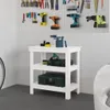 vidaXL Pracovní stůl bílý 78,5x50x80 cm Borovicový masiv Náhled obrázku produktu 2