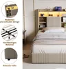 UnboxG Polsterbett 90x200 cm mit 2 Schubladen, Bett mit Produktbild-Vorschau 4