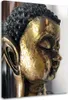 Leinwandbild goldener buddha zen spa feng shui 80x120 cm Produktbild-Vorschau 1