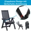 Chaise pliante Chaise de camping Garten Lehner Réglable Voir les images du produit 5