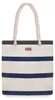 Trizand 27597 Bolsa de playa de 18 l, azul y blanca Vista previa de la imagen del producto 1