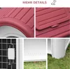 PawHut Niche pour chien Outdoor Maison pour chien avec Voir les images du produit 7