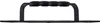 A black metal door handle with a twisted design. Produktbild-Vorschau