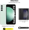Samsung Galaxy S23 FE verre de protection blindé 2 pièces Voir les images du produit 2