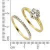 Celesta Gold Ring-Set 375/- Gold gelb 058 (18,5) Zirkonia Produktbild-Vorschau 2