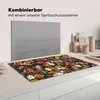KitchenYeah© Herdabdeckplatte Blumen - Schmetterling - Produktbild-Vorschau 3