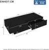 okwish Couchtisch mit 2 Schubladen und LED-Licht,Sofatisch Produktbild-Vorschau 7
