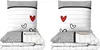 Two folded duvet sets are displayed side-by-side against a white background. Produktbild-Vorschau