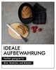 CONTINENTA Brot-Topf aus matt schwarzer Keramik mit Produktbild-Vorschau 9