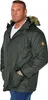A man wearing a green parka. Voir les images du produit
