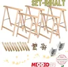 MODO24 Holzbock 5er Set, DIY Weihnachtsstern, Sägebock, Produktbild-Vorschau 2