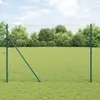 Möbel Hexagonzaun Grün 1.6x50 m Stahl, Zaunpfähle 13 Stück Produktbild-Vorschau 1