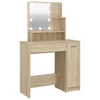 vidaXL Schminktisch mit LED Sonoma-Eiche 86,5x35x136 cm -  Produktbild-Vorschau 3
