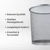 Westcott Papierkorb Mesh Silber (2er-Set) | 2 x Mülleimer Produktbild-Vorschau 3