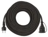 Venkovní prodlužovací kabel 30 m / 1 zásuvka / černý / guma-neopren / 230 V / 1,5 mm2 Náhled obrázku produktu