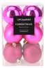 12tlg Weihnachtskugel Christbaumkugeln Baumkugel Set Pink Ø6cm Voir les images du produit