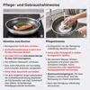 Bratpfanne Ø20 cm Edelstahl Induktion Pfanne Schmorpfanne Produktbild-Vorschau 7
