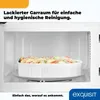 Exquisit Mikrowelle MW950-070 grau | max. 700 W | Garraum Produktbild-Vorschau 8