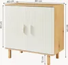 Sideboard 'Ferrersp' mit 2 Türen 80 x 80 x 40 cm Eicheoptik Produktbild-Vorschau 5