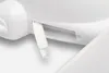 A close-up view of a white plastic component with a latch mechanism, likely part of a larger product. Produktbild-Vorschau